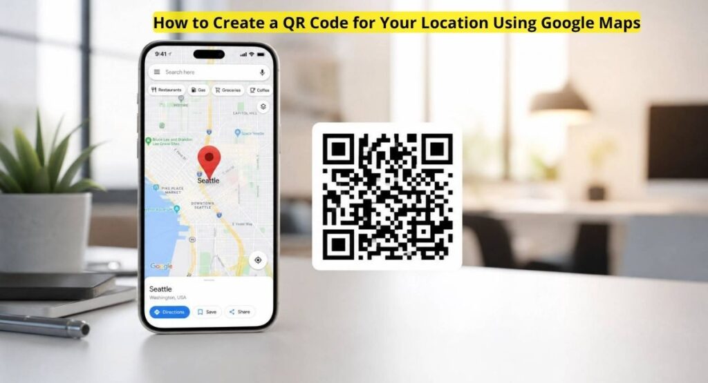 how to create a qr code for your location using google maps