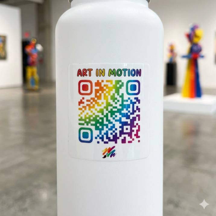 qr code art in motion qr code for art